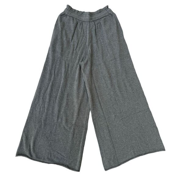LUNYA Pants restful grey Pull On Cozy Cotton Silk Relaxed Wide Leg Lounge M New - Picture 3 of 4